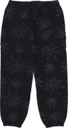 HUF-Pantalone-Tuta-Felpato-Uomo-Plantlife-Fleece-Pant-Black-da-uomo