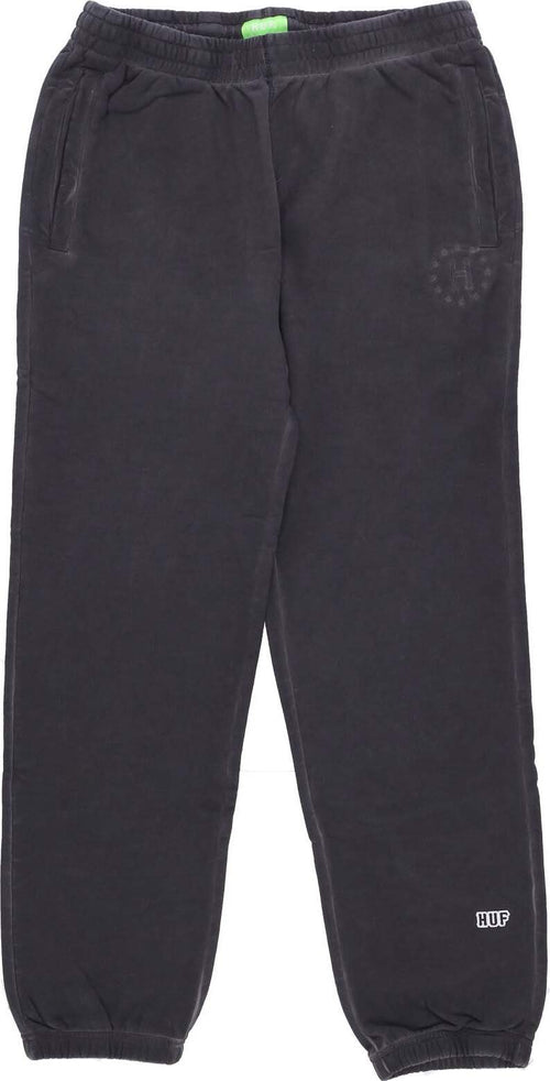 HUF-Pantalone-Tuta-Felpato-Uomo-u-Gun-Metal-da-uomo
