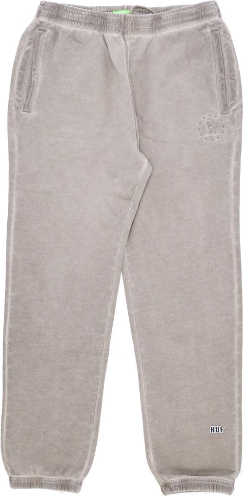 HUF-Pantalone-Tuta-Felpato-Uomo-u-Khaki-da-uomo