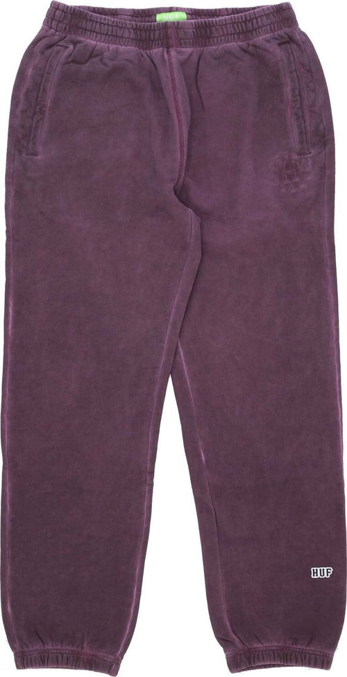 HUF-Pantalone-Tuta-Felpato-Uomo-u-Wine-da-uomo