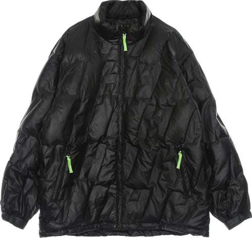 HUF-Piumino-Uomo-Monogram-Puffer-Jacket-Black-da-uomo