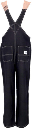 HUF-Salopette-Donna-Lightweight-Handkerchief-Overall-Black-da-donna
