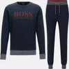 Hugo Boss Completo Tuta Sportivo Uomo Homewear Blu Maxi Logo Maglia e Pantaloni Coordinato Blu e Rossa Tuta Hugo Boss Euforia - Bronte, Commerciovirtuoso.it