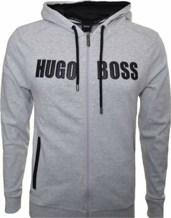 Hugo Boss Felpa Uomo con Cappuccio Full Zip Maxi Logo 84% Cotone Felpa Classica Felpa Hugo Boss con Cappuccio e zip Euforia - Bronte, Commerciovirtuoso.it