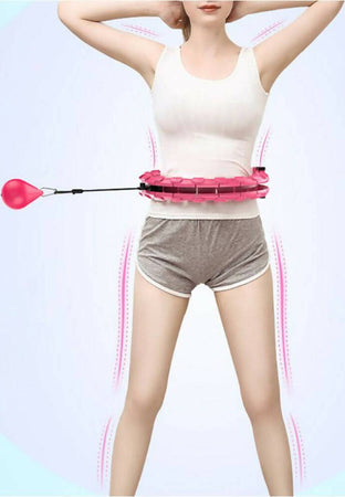 Hula-hoop-fitness-innovativo-regolabile-fino-a-24-nodi-da-assemblare-con-peso-per-esercizi-addominali