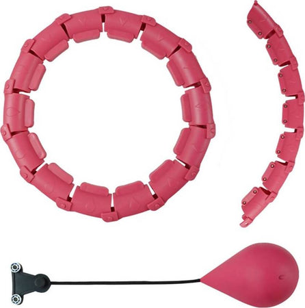 Hula-hoop-fitness-innovativo-regolabile-fino-a-24-nodi-da-assemblare-con-peso-per-esercizi-addominali