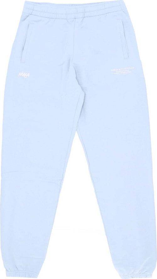 HUMAN-WITH-ATTITUDE-Pantalone-Tuta-Leggero-Uomo-International-Jog-Pants-Sky-Blue-da-uomo