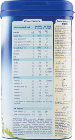HUMANA 3 Latte in Polvere 1100 gr Latte Artificiale da 1 a 3 Anni Per dieta Bilanciata Humana 3 ProBalance Latte in Polvere Sanitaria Gioia del Bimbo - Villa San Giovanni, Commerciovirtuoso.it