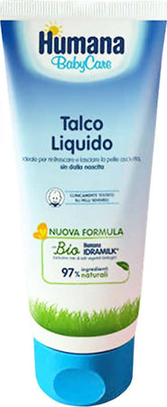 Humana Babycare Talco Liquido 100ml 97% Di Ingredienti Naturali Proprietà Lenitive E Disarrossanti Igiene Sanitaria Gioia del Bimbo - Villa San Giovanni, Commerciovirtuoso.it