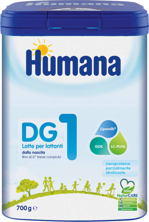 HUMANA Latte DG 1 Latte in polvere 700 gr Latte Artificiale per Neonati Latte in Polvere Sanitaria Gioia del Bimbo - Villa San Giovanni, Commerciovirtuoso.it