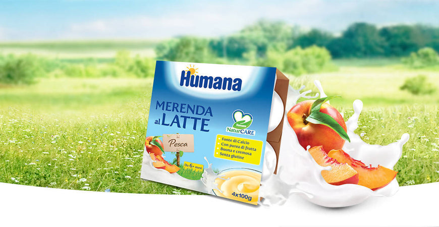 HUMANA Merenda al Latte VARI GUSTI 4 Vasetti da 100gr. Cad. Merenda al Latte Sanitaria Gioia del Bimbo - Villa San Giovanni, Commerciovirtuoso.it