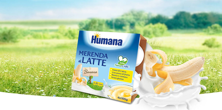 HUMANA Merenda al Latte VARI GUSTI 4 Vasetti da 100gr. Cad. Merenda al Latte Sanitaria Gioia del Bimbo - Villa San Giovanni, Commerciovirtuoso.it