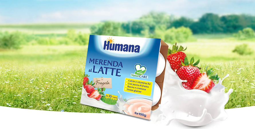 HUMANA Merenda al Latte VARI GUSTI 4 Vasetti da 100gr. Cad. Merenda al Latte Sanitaria Gioia del Bimbo - Villa San Giovanni, Commerciovirtuoso.it