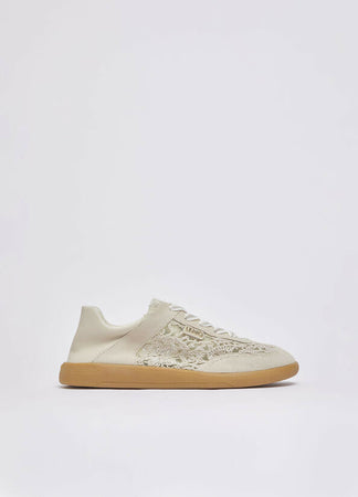 Liujo Donna Sneakers con ricamo macramè