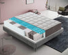 Materasso a molle insacchettate, 4 cm memory foam, ortopedico, 800 molle insacchettate, 9 zone di comfort