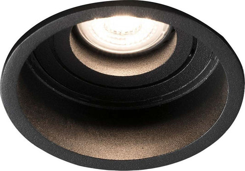 HYDE R Lampada incasso nero tondo regolabile Illuminazione/Illuminazione per interni/Luci da incasso/Portafaretti da incasso Led Mall Home - Napoli, Commerciovirtuoso.it