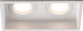 HYDE SQ 2L Lampada incasso bianca quadrata Illuminazione/Illuminazione per interni/Luci da incasso/Portafaretti da incasso Led Mall Home - Napoli, Commerciovirtuoso.it