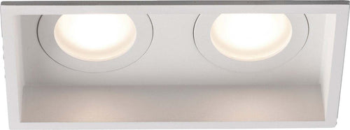 HYDE SQ 2L Lampada incasso bianca quadrata Illuminazione/Illuminazione per interni/Luci da incasso/Portafaretti da incasso Led Mall Home - Napoli, Commerciovirtuoso.it