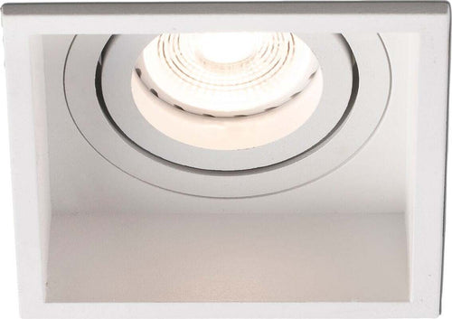 HYDE SQ Lampada incasso bianca quadrata regolabile Illuminazione/Illuminazione per interni/Luci da incasso/Portafaretti da incasso Led Mall Home - Napoli, Commerciovirtuoso.it