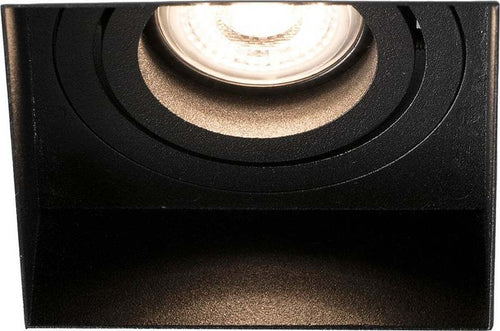 HYDE SQ Lampada incasso nero quadrata regolabile senza struttura Illuminazione/Illuminazione per interni/Luci da incasso/Portafaretti da incasso Led Mall Home - Napoli, Commerciovirtuoso.it