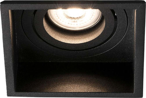HYDE SQ Lampada incasso nero quadrata regolabile Illuminazione/Illuminazione per interni/Luci da incasso/Portafaretti da incasso Led Mall Home - Napoli, Commerciovirtuoso.it