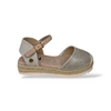Espadrillas Bambina XTI Beige Oro con Fibia – Scarpe Cerimonia Eleganti e Comode