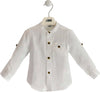 I Do Completo Bambino Camicia Bianca In Lino A Bottoni E Pantaloncino Corto Beige Bermuda Con Cordino 6-24 Mesi Moda/Bambini e ragazzi/Abbigliamento/Completi e coordinati/Completi due pezzi con pantalone Mondo Bimbo - Bagnara Calabra, Commerciovirtuoso.it