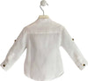I Do Completo Bambino Camicia Bianca In Lino A Bottoni E Pantaloncino Corto Beige Bermuda Con Cordino 6-24 Mesi Moda/Bambini e ragazzi/Abbigliamento/Completi e coordinati/Completi due pezzi con pantalone Mondo Bimbo - Bagnara Calabra, Commerciovirtuoso.it
