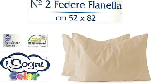 I Sogni Coppia Federe In Flanella Di Puro Cotone 52x82 Casa e cucina/Tessili per la casa/Biancheria da letto/Lenzuola e federe/Federe La Bottega del Risparmio - Bari, Commerciovirtuoso.it