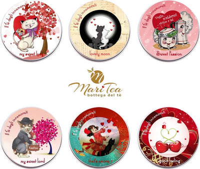 I Tè degli Innamorati - Selezione di Tè e Tisane dell'Amore Alimentari e cura della casa/Caffè tè e bevande/Tè e tisane/Tè in confezione regalo MariTea bottega del Tè - Lodi, Commerciovirtuoso.it