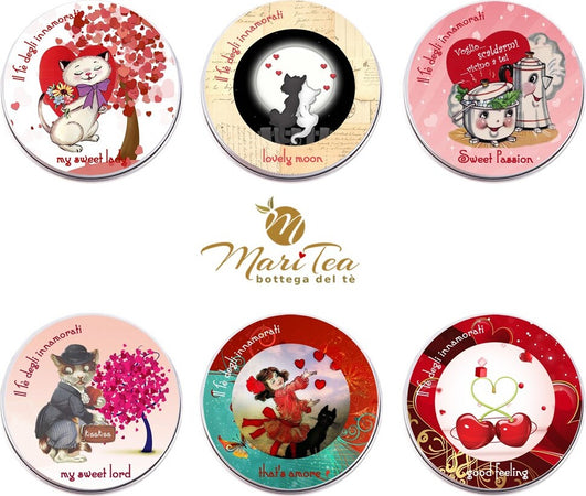 I Tè degli Innamorati - Selezione di Tè e Tisane dell'Amore Alimentari e cura della casa/Caffè tè e bevande/Tè e tisane/Tè in confezione regalo MariTea bottega del Tè - Lodi, Commerciovirtuoso.it