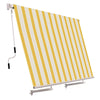 Tenda da sole a caduta per esterno senza cassone per balcone impermeabile