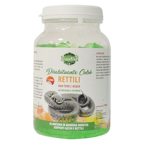 Disabituante per serpenti e rettili cubetti in gel a lunga durata 1 lt