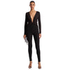 MICHAEL KORS tute a manica lunga donna michael kors - twst frnt mix fb jumpsuit - nero da donna