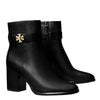 TORY BURCH stivali donna tory burch - t lock heeled ankle boot 80mm - nero da donna