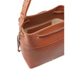 Pinko borse a tracolla donna pinko - secchiello classic pelle - marrone da donna