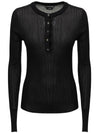 Tom Ford Top Polo Donna Trasparente - Nero da donna