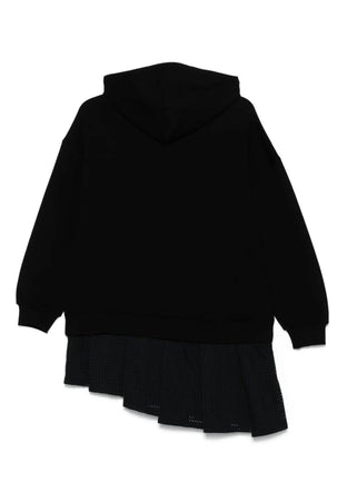 GCDS Abito LOUNGE LOGO HOODIE MINI DRESS da donna