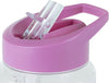 MINILAND Bottiglia per Bambini da 450ml, Borraccia con Cannuccia e Manico Ergonomico, Lavabile in Lavastoviglie, colore Fantasy