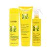 Cadiveu Professional Sol Do Rio kit composto da: shampoo 250 ml + re-charge protein 250 ml + beach waves 215 ml