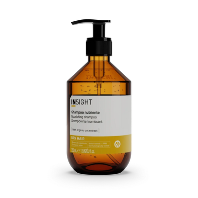 Shampoo Nutriente Professionale Insight – Shampoo Idratante Capelli Secchi e Aridi, con Avena Bio, Cocco e Burro di Illipé, Rinvigorente e Illuminante