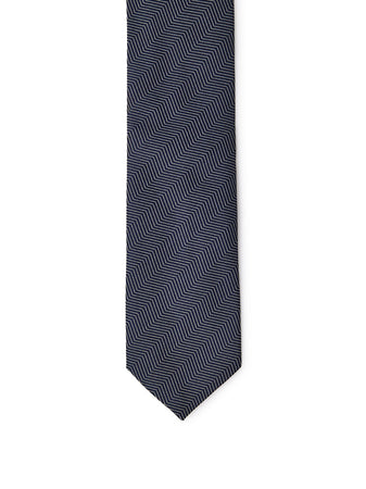 JIL SANDER Cravatta in Seta Blu 7 cm Jil Sander da uomo