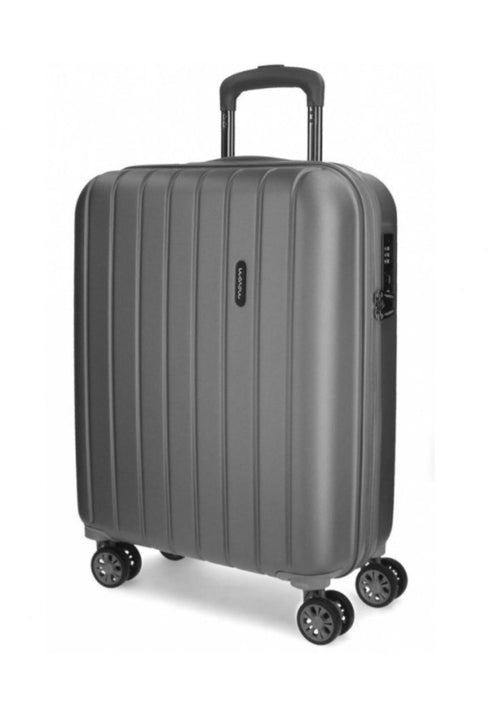 MOVOM VALIGIA ANS VALIGIA 55CM 4R WOOD ANTRACITE da uomo