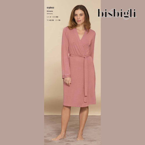 Kimono Donna Bisbigli BP203602 Old Copper – Elegante e Confortevole