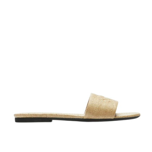 N°21 ciabatte donna n21 - flat raffia - beige da donna