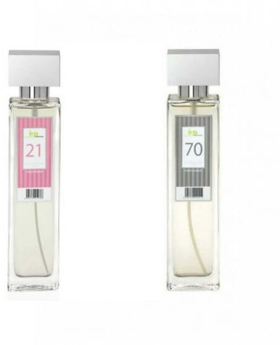 Iap Pharma Eau De Parfum Donna N.21 Fruttato 150 Ml + Iap Pharma Eau De Parfum Uomo N.70 Fresco Agrumato 150 Ml