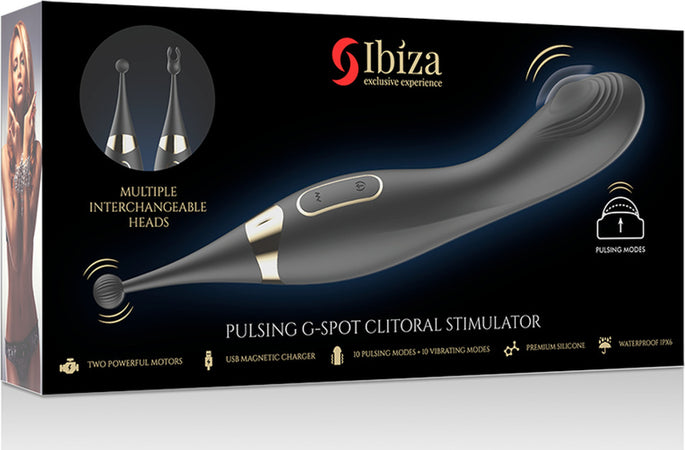 Ibiza Vibratore In Silicone G-spot E Clitoride Con Pulsazioni Ricaricabile Usb Salute e cura della persona/Erotismo e contraccezione/Sex toys/Vibratori/Vibratori G-Spot Kondorama - Martinsicuro, Commerciovirtuoso.it