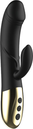Ibiza Vibratore in Silicone Nero Con Stimolatore Clitoride Rabbit Vibratore Classico Salute e cura della persona/Erotismo e contraccezione/Sex toys/Vibratori/Vibratori classici Kondorama - Martinsicuro, Commerciovirtuoso.it