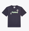 T-shirt Diadora Bambino Blu-Verde con Logo - Collezione PE2026