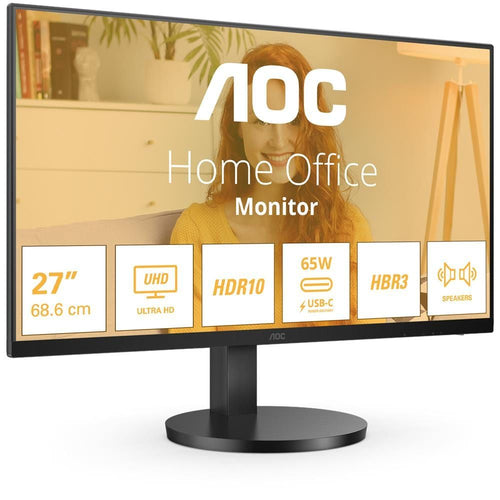 Aoc b3 u27b3cf monitor pc 68,6 cm (27\) 3840 x 2160 pixel 4k ultra hd lcd nero